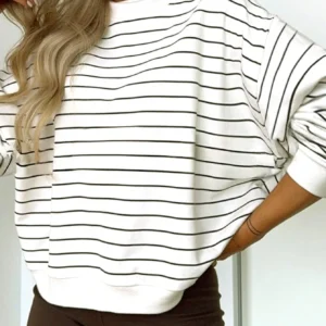 Casual  Long Sleeve Sweatshirt Loose Fit