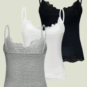 3pcs Women Lace Camisole Tops