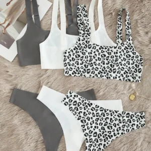 3-Piece Women's Wireless Bra & Thong