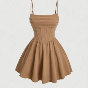 Mini Dress Spaghetti Strap A-Line Summer