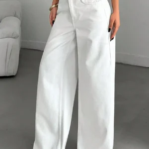High Waisted Wide Leg Jeans